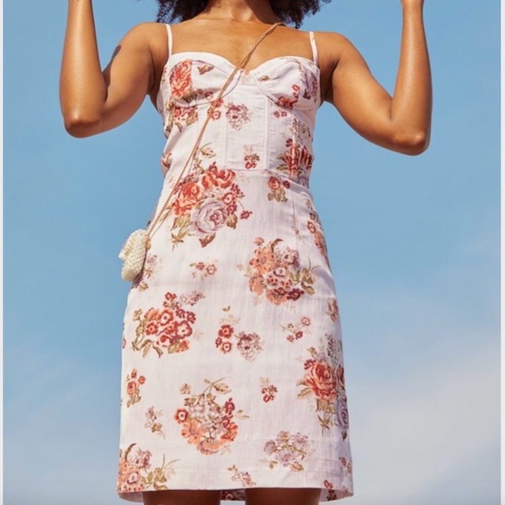 Brock Collection x H&M Structured Floral Dress
